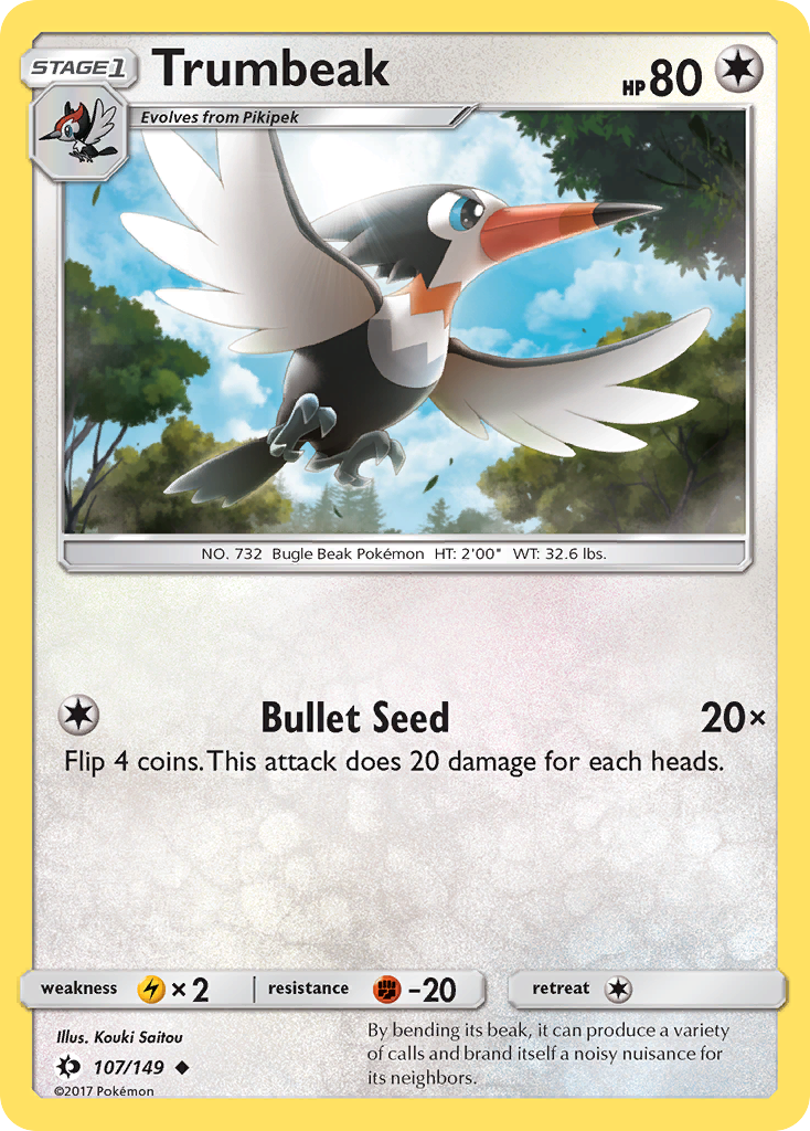 Sun & Moon Trumbeak #107/149
